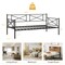 Metal Daybed Twin Bed Frame Stable Steel Slats Sofa Bed